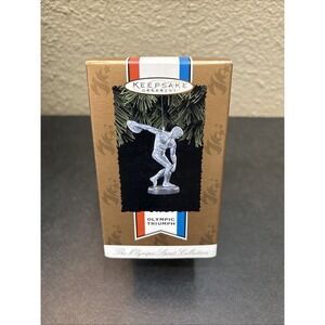 Vtg Hallmark Keepsake Ornament 1996 Olympic‎ Triumph Spirit Collection Discus